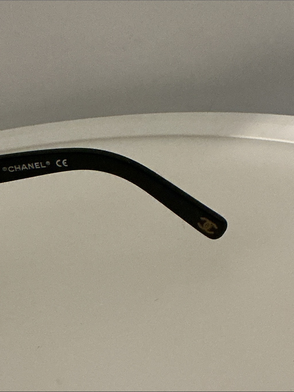 Authentic Chanel luxury designer signature black sunglasses with pearls - Picture 6 of 9